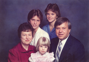 Phyllis, Corry, Sandy, Julie & Bob Sturek 1984