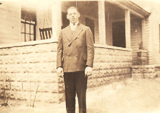 Ray Stock at Wallace Stock's Home on Crabb Road