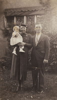 Steve, Marge & Lola Markos 1934