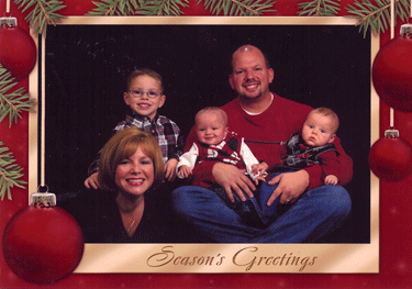 Troy, Julie, Nathan, Dillon & Tyler Dec 2008